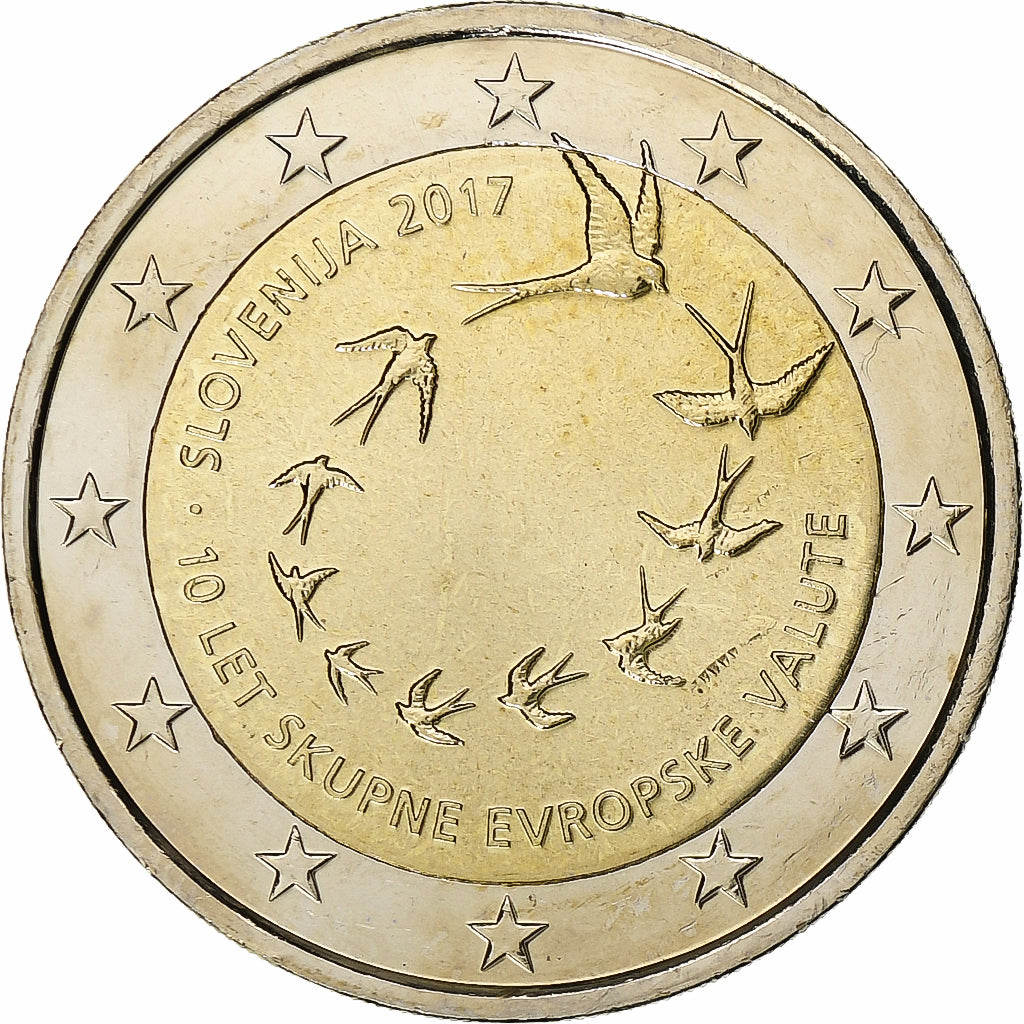 Słowenia, 
  
  2 euro, 
  
  2017