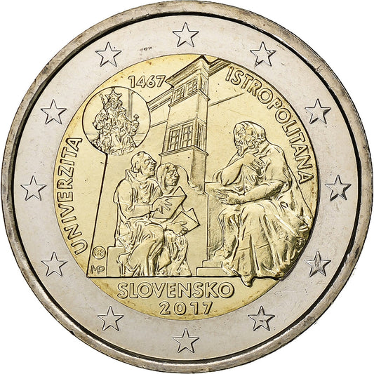 Słowak, 
  
  2 euro, 
  
  2017