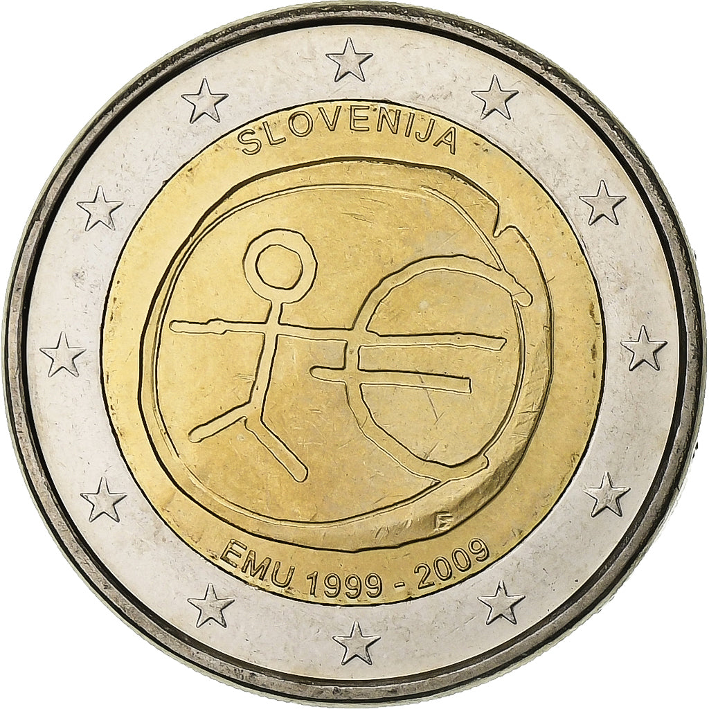 Słowenia, 
  
  2 euro, 
  
  Słowenia