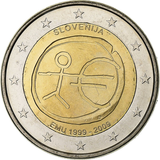 Słowenia, 
  
  2 euro, 
  
  Słowenia