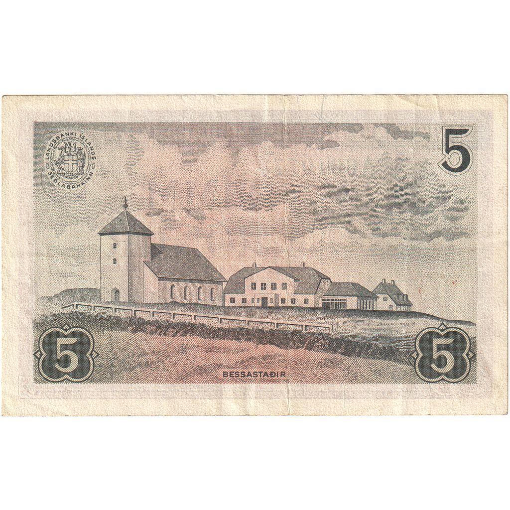 Islandia, 
  
  5 koron, 
  
  21.06.1957