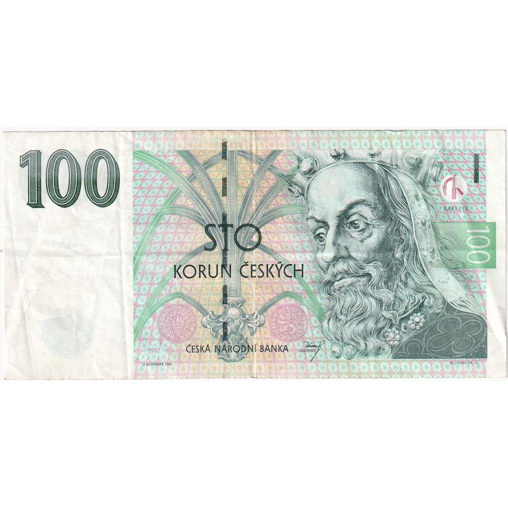 Czechy, 
  
  100 koron, 
  
  UA(55-58)