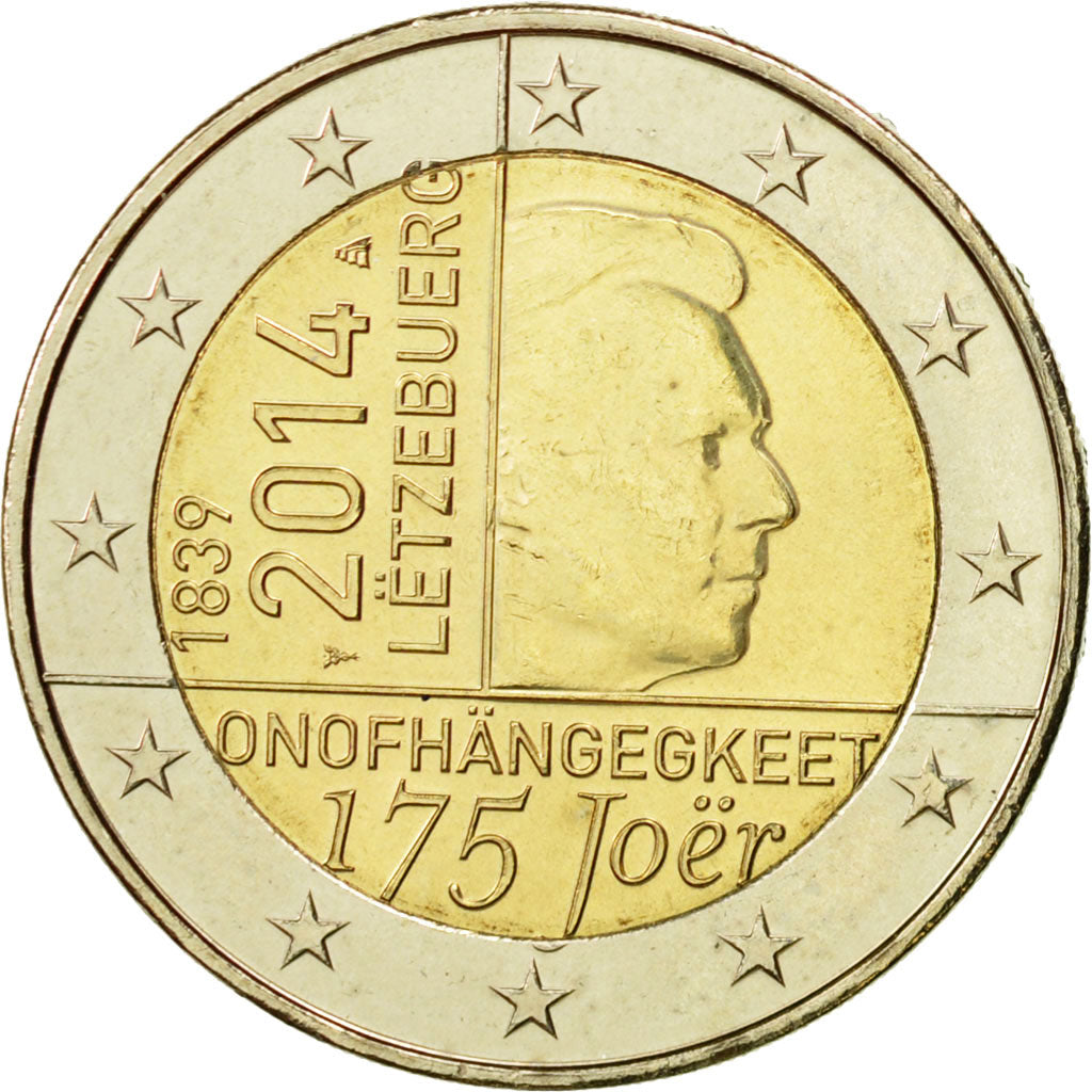 Luksemburg, 
  
  2 euro, 
  
  Londyn