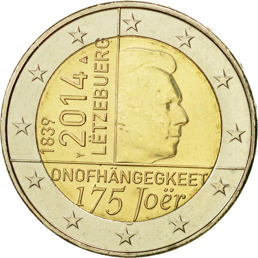 Luksemburg, 
  
  2 euro, 
  
  Londyn