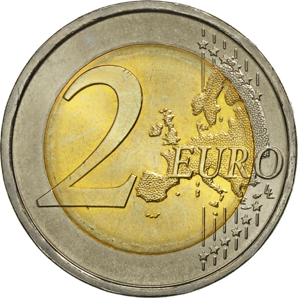 Portugalia, 
  
  2 euro, 
  
  10 Jahre Euro