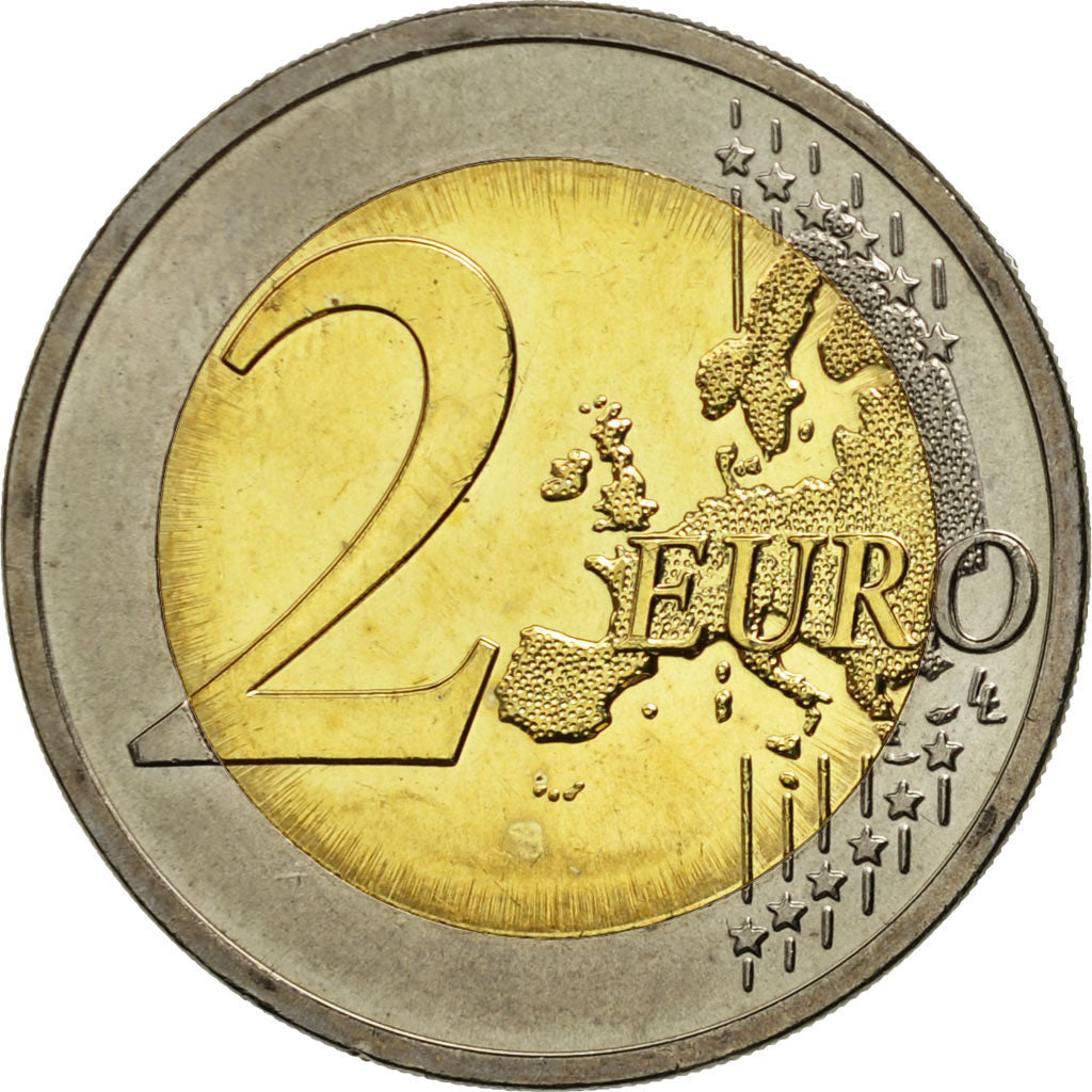 Słowenia, 
  
  2 euro, 
  
  10 Jahre Euro