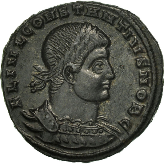 Moneta, 
  
  Konstancjusz II, 
  
  Follis