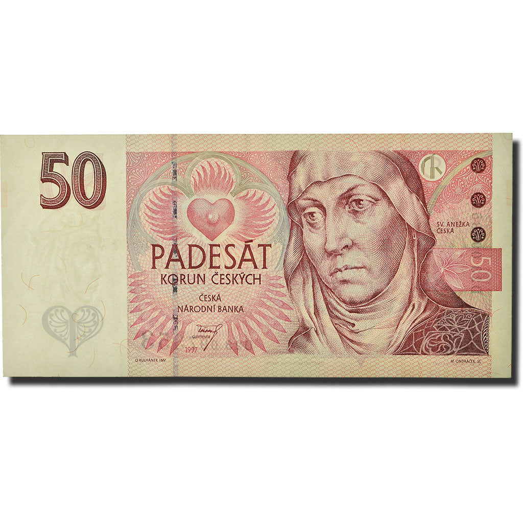 Banknot, 
  
  Czechy, 
  
  50 koron