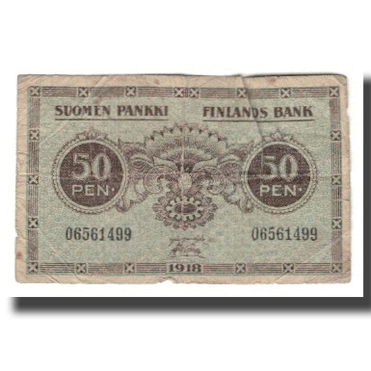 Banknot, 
  
  Finlandia, 
  
  50 Penniä