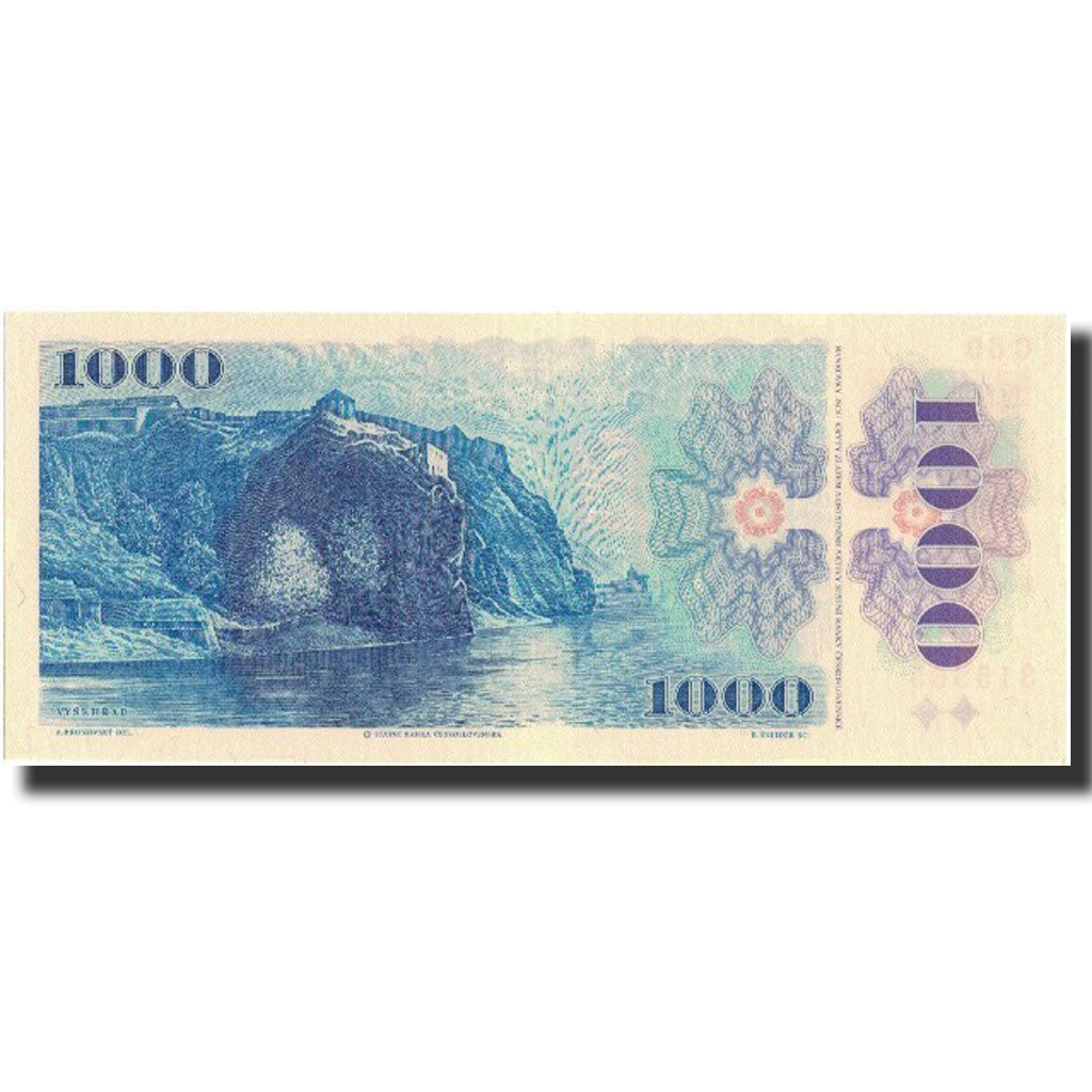 Banknot, 
  
  Czechy, 
  
  1000 koron