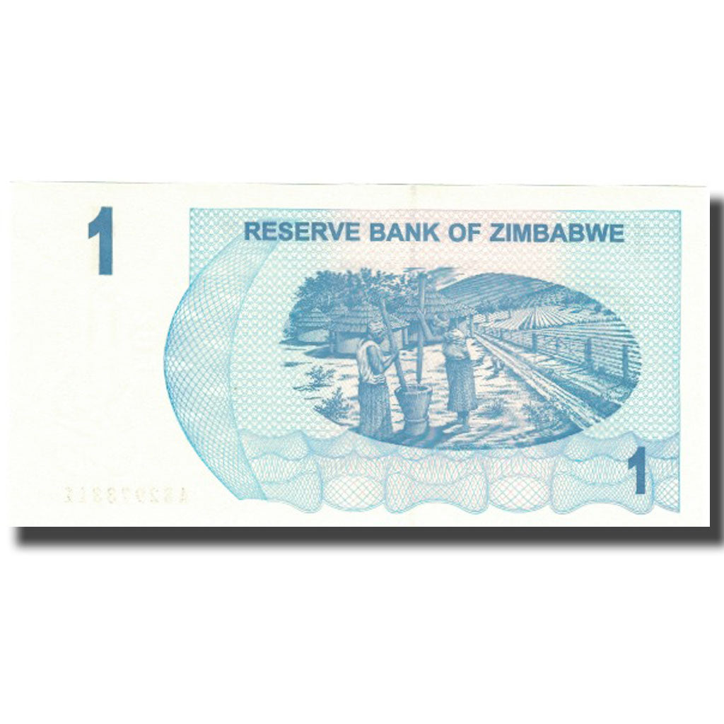 Banknot, 
  
  Zimbabwe, 
  
  1 dolar