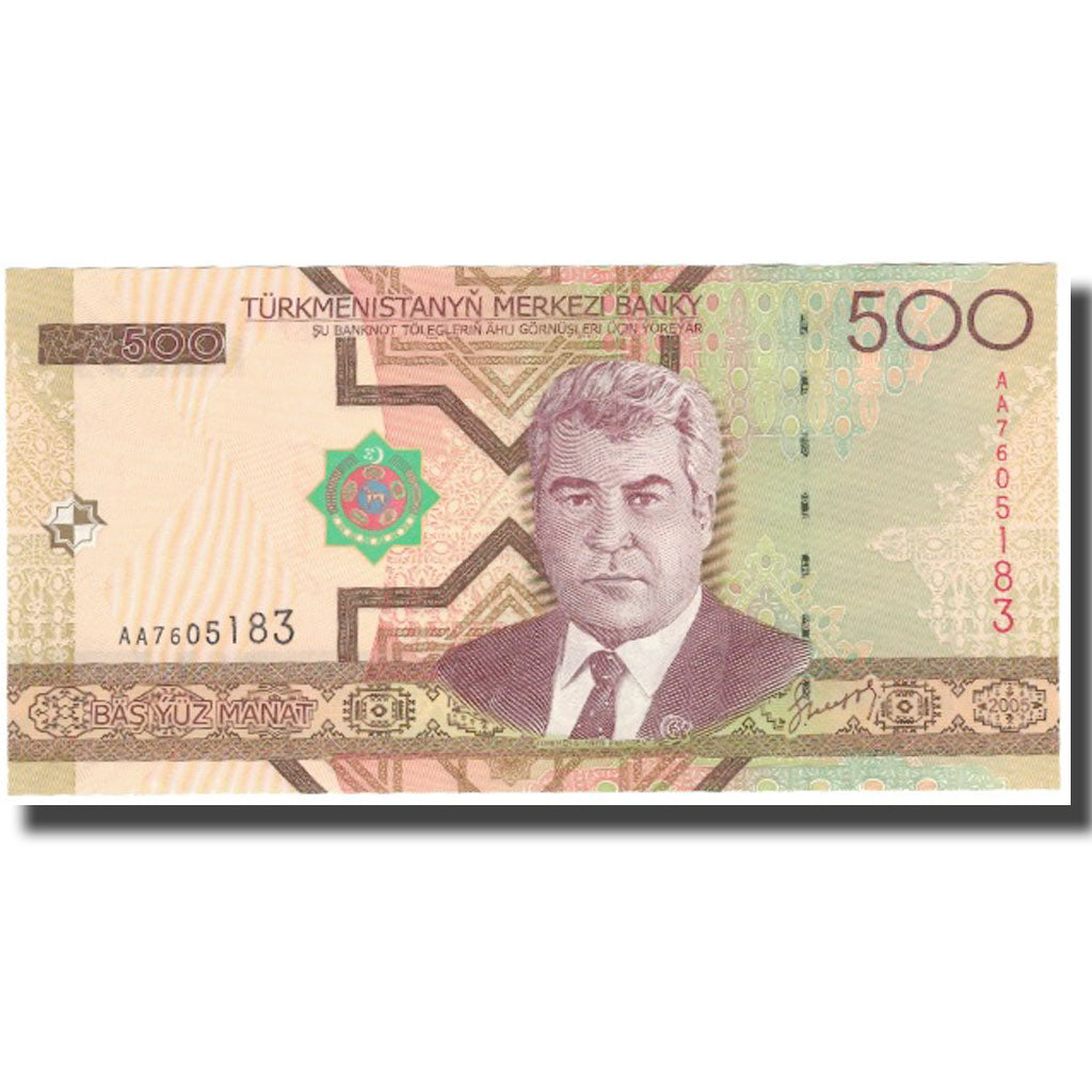 Banknot, 
  
  Turkmenistan, 
  
  500 Manatów