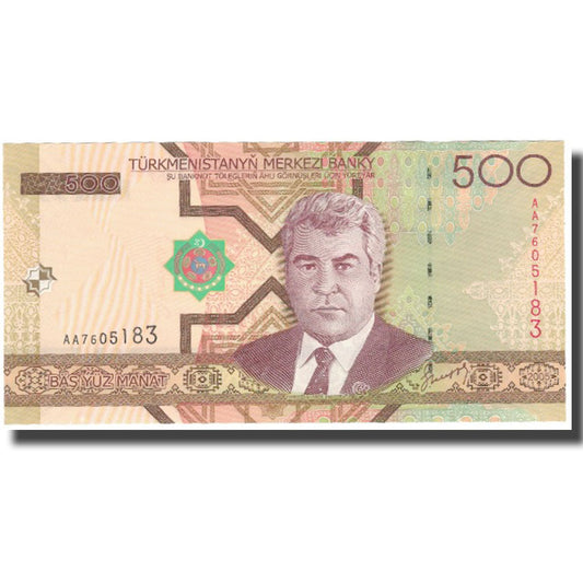 Banknot, 
  
  Turkmenistan, 
  
  500 Manatów