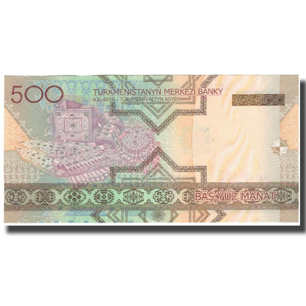 Banknot, 
  
  Turkmenistan, 
  
  500 Manatów