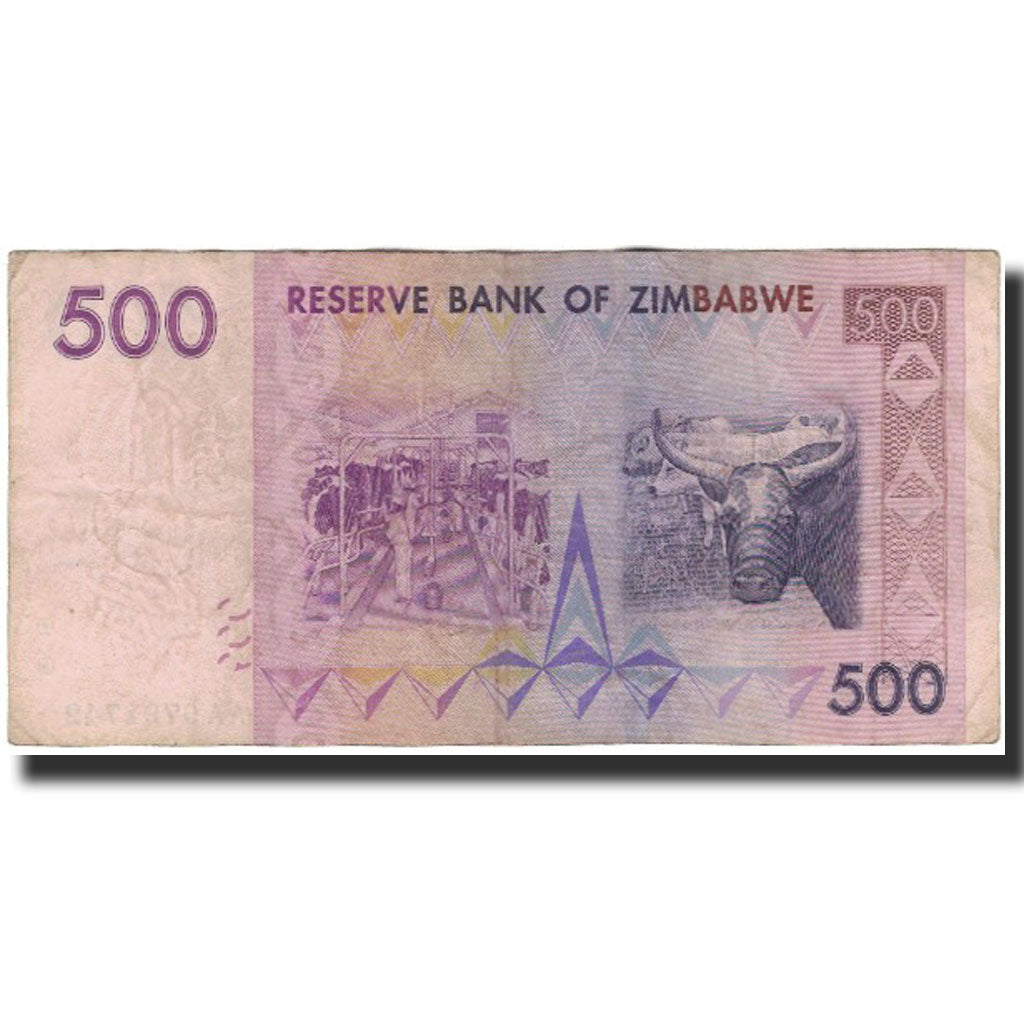 Banknot, 
  
  Zimbabwe, 
  
  500 dolarów