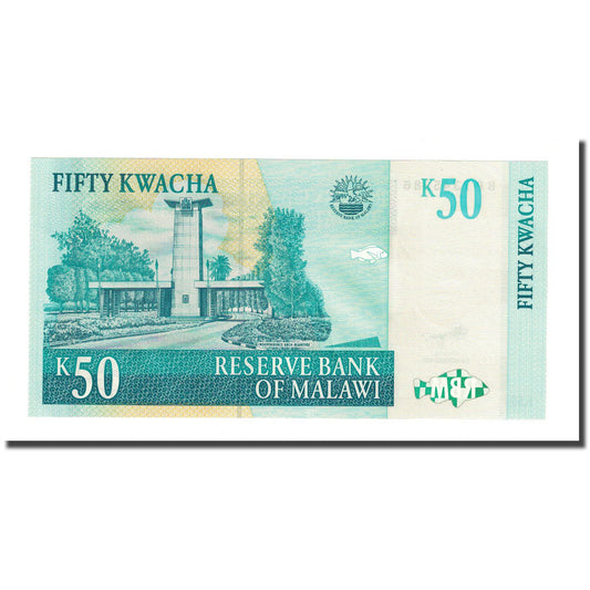 Banknot, 
  
  Malawi, 
  
  50 Kwacha