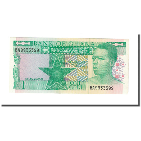 Banknot, 
  
  Ghana, 
  
  1 Cedi