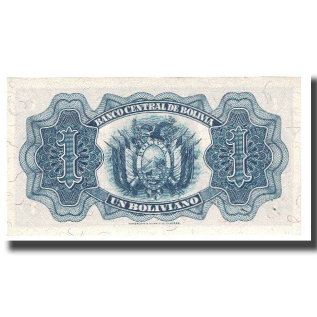 Banknot, 
  
  Boliwia, 
  
  1 Boliviano