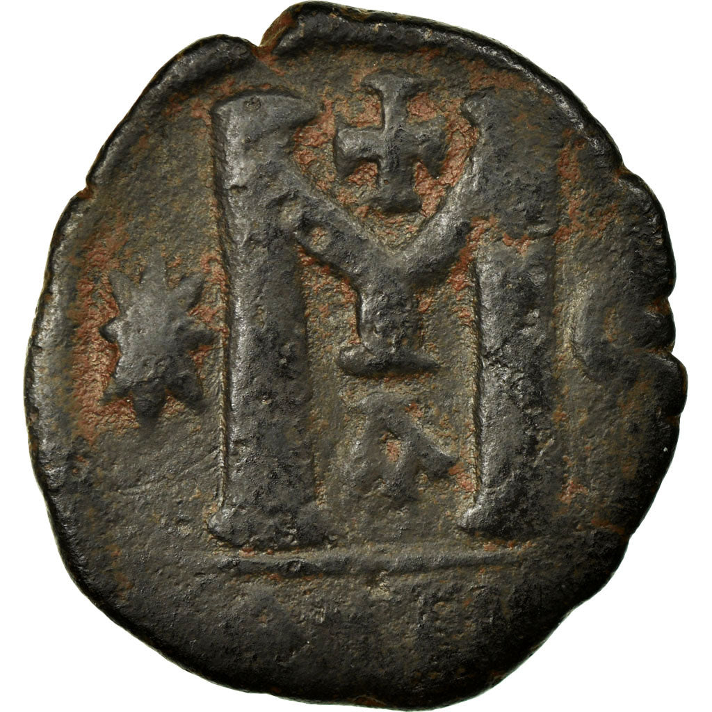 Moneta, 
  
  Justyna I 518-527, 
  
  Follis