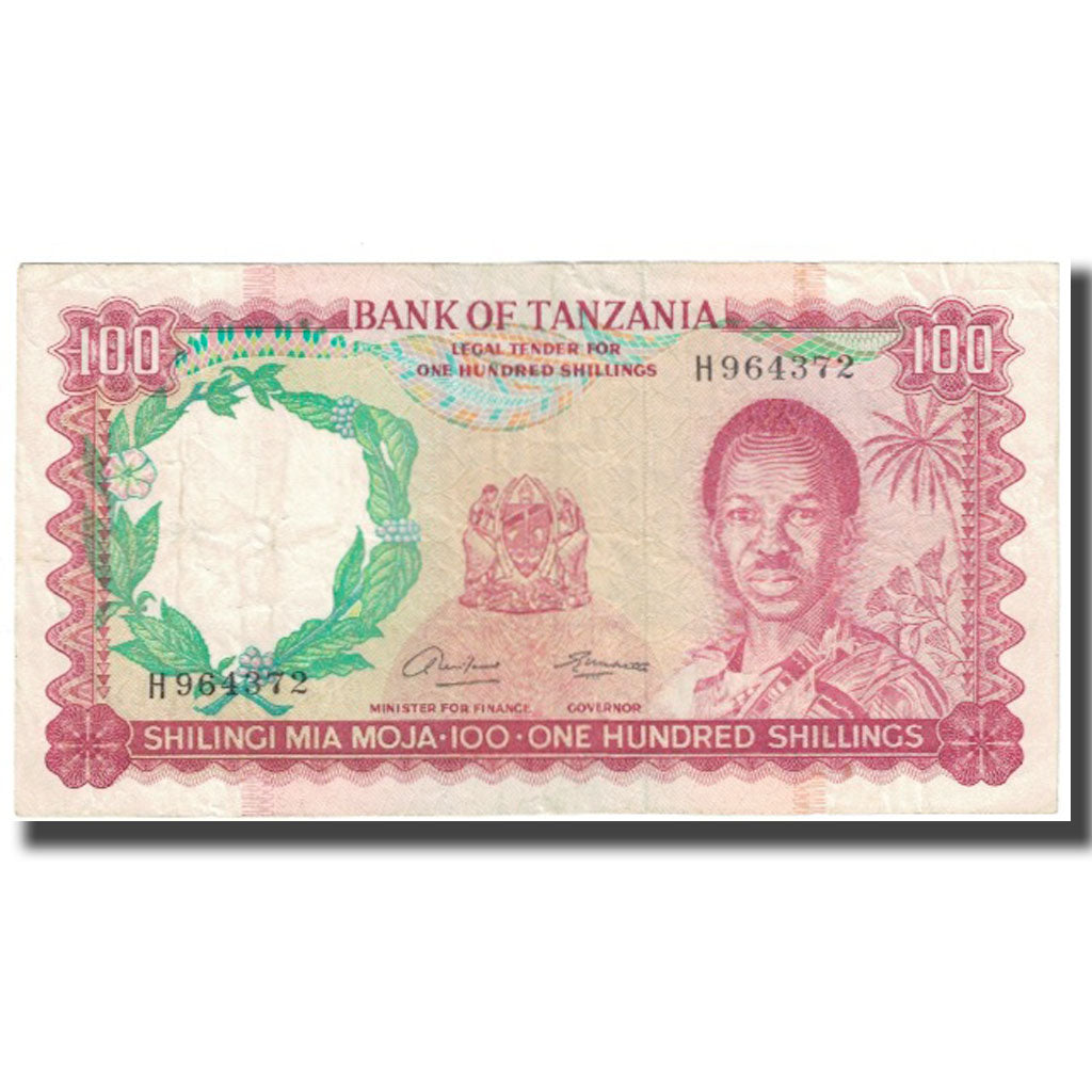 Tanzania, 
  
  100 szylingów, 
  
  WF(40-45)