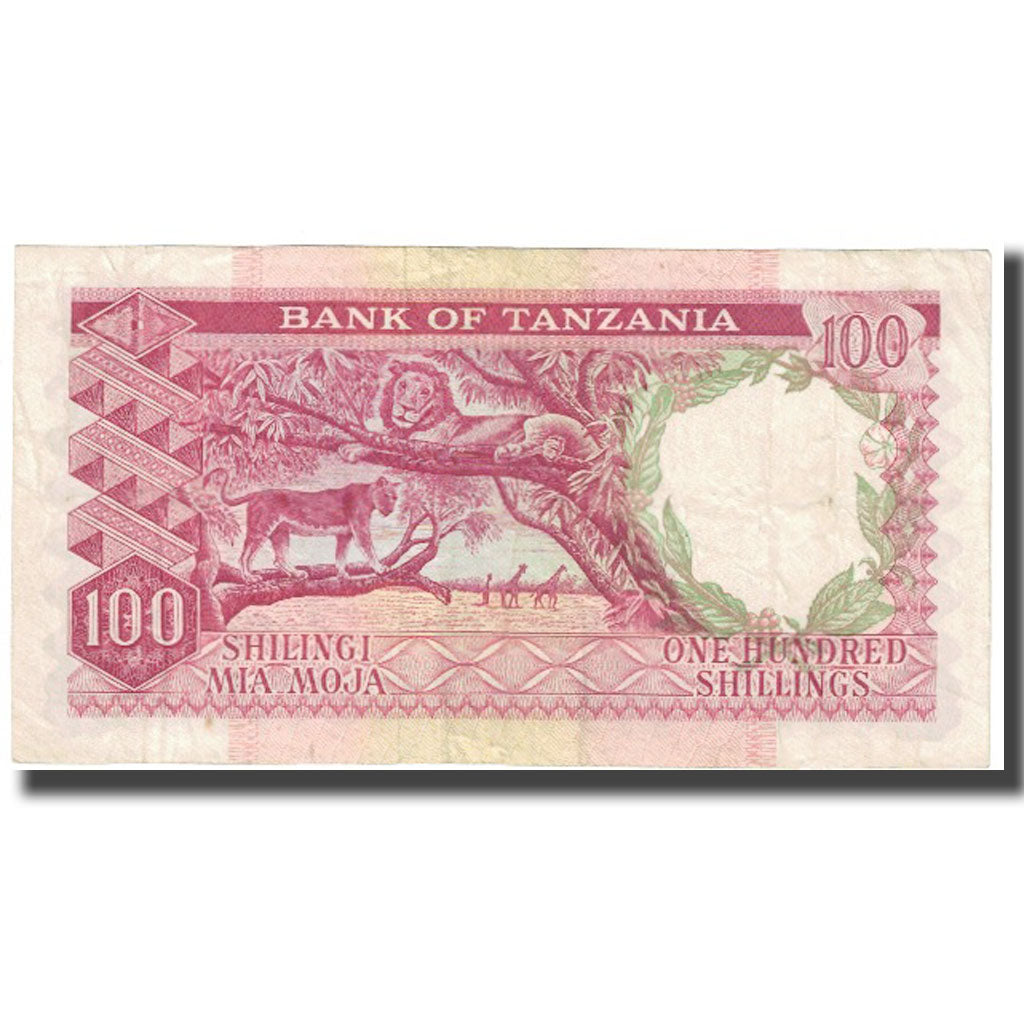 Tanzania, 
  
  100 szylingów, 
  
  WF(40-45)