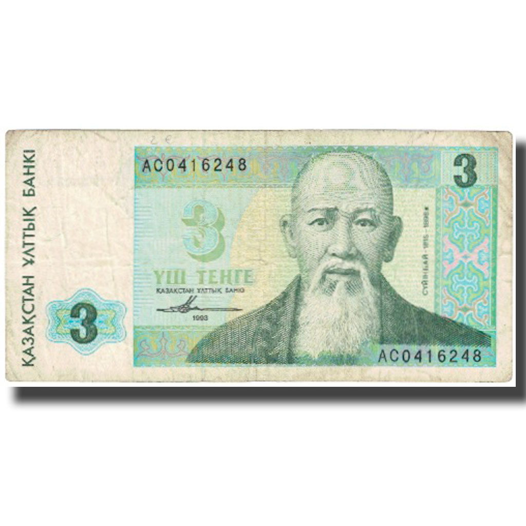 Banknot, 
  
  Kazachstan, 
  
  3 Tenge