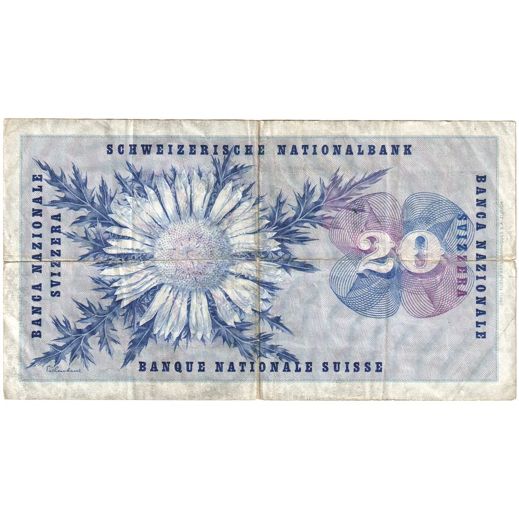 Szwajcaria, 
  
  20 Frankena, 
  
  1965