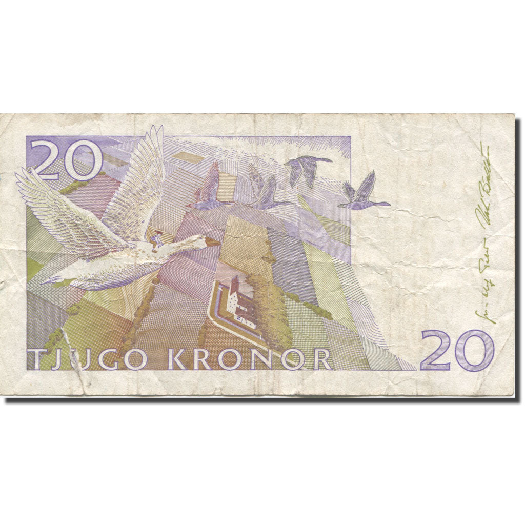 Banknot, 
  
  Szwecja, 
  
  20 koron