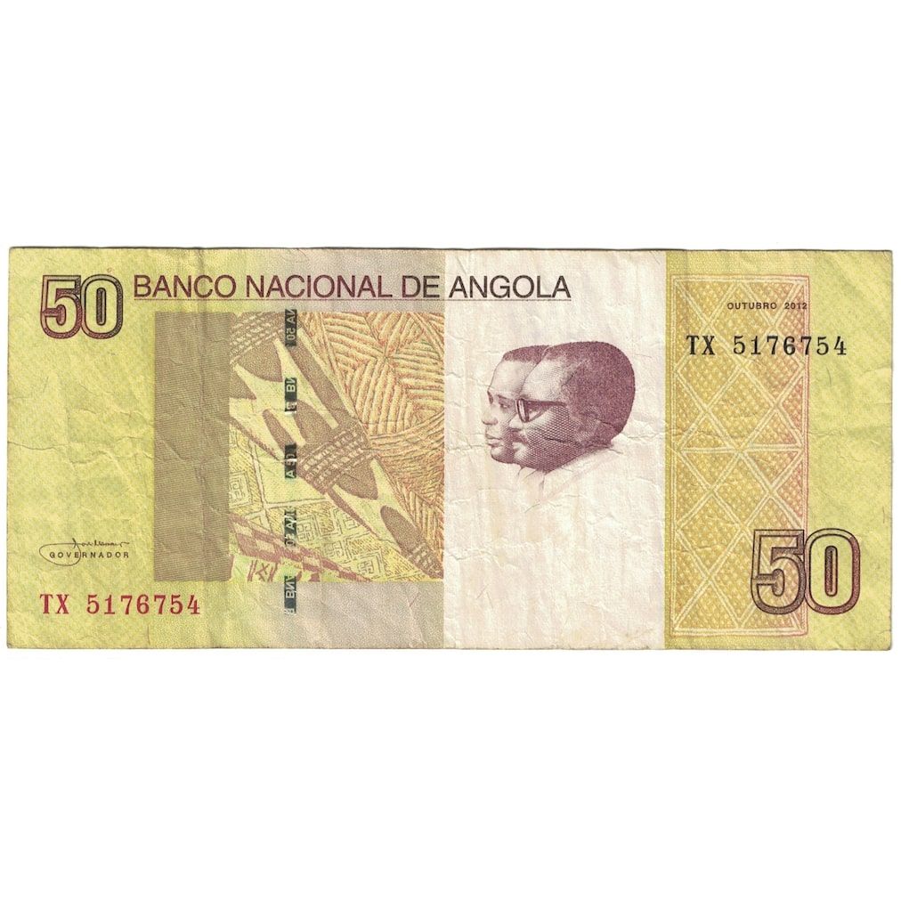 Banknot, 
  
  Angola, 
  
  50 Kwanz