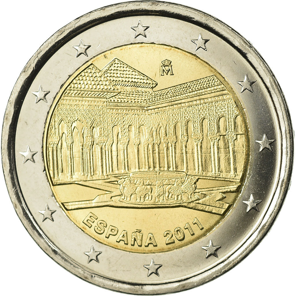 Hiszpan, 
  
  2 euro, 
  
  2011