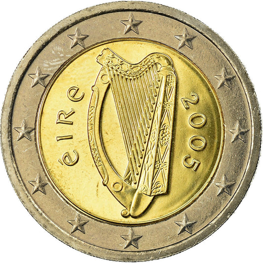 REPUBLIKA IRLANDIA, 
  
  2 euro, 
  
  2005