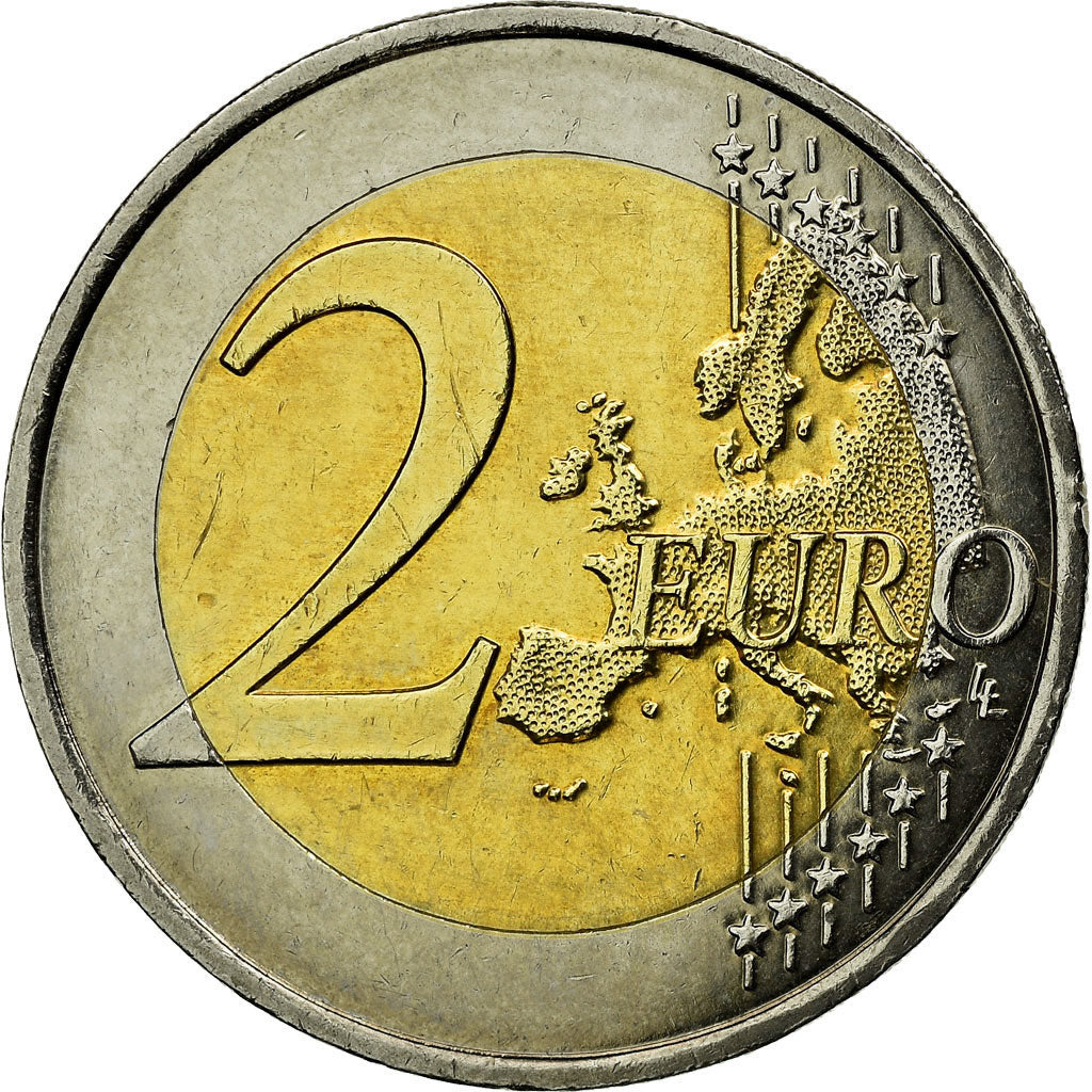 Francja, 
  
  2 euro, 
  
  Französisch-deutsche Freundschaft