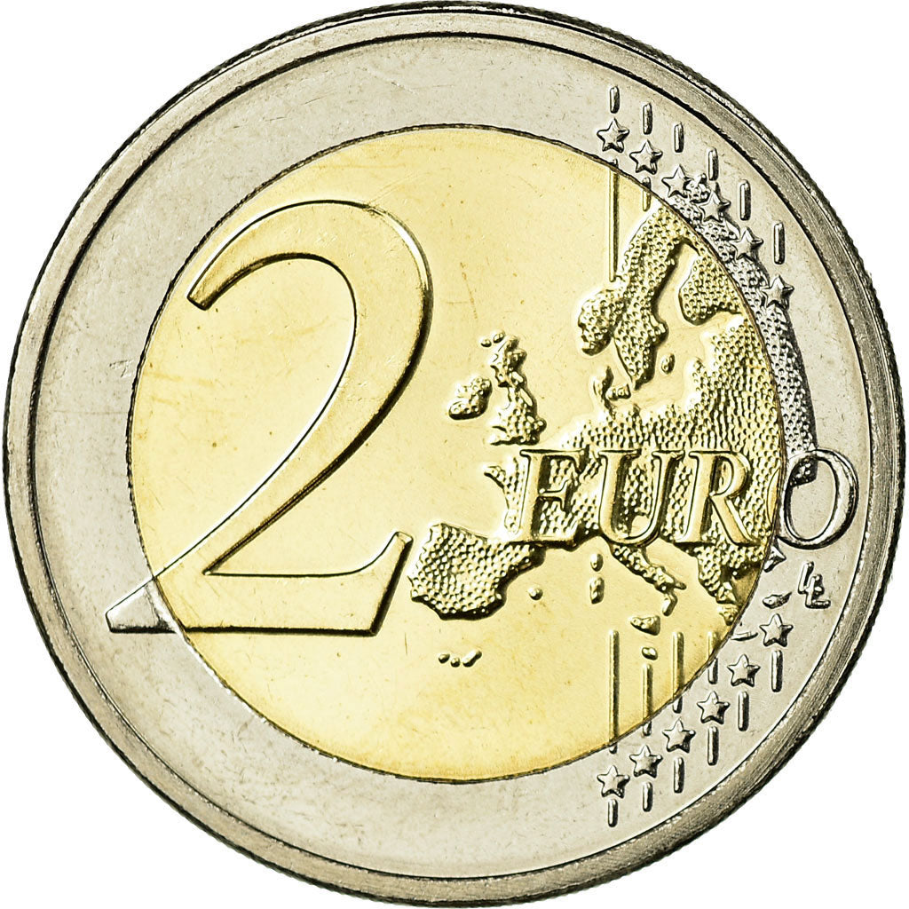 Luksemburg, 
  
  2 euro, 
  
  15. Jahrestag der Couronnement du Grand duc Henri