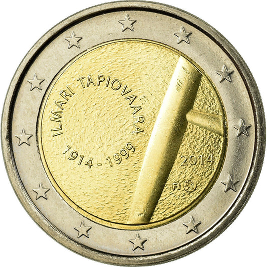 Finlandia, 
  
  2 euro, 
  
  100. Geburtstag