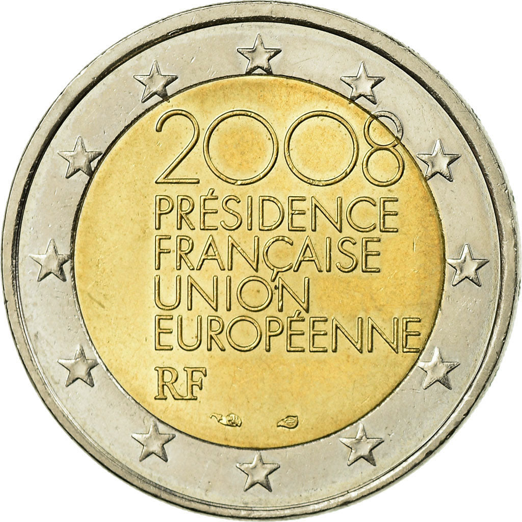 Francja, 
  
  2 euro, 
  
  Präsident der Europäischen Union