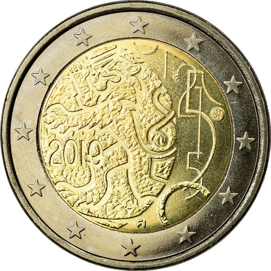 Finlandia, 
  
  2 euro, 
  
  Emisja de la monnaie