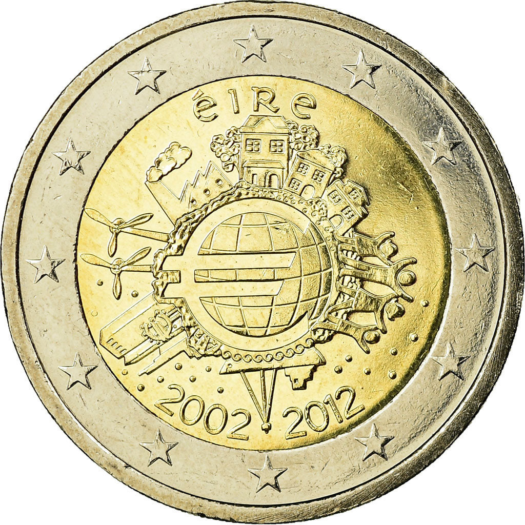 REPUBLIKA IRLANDIA, 
  
  2 euro, 
  
  2012