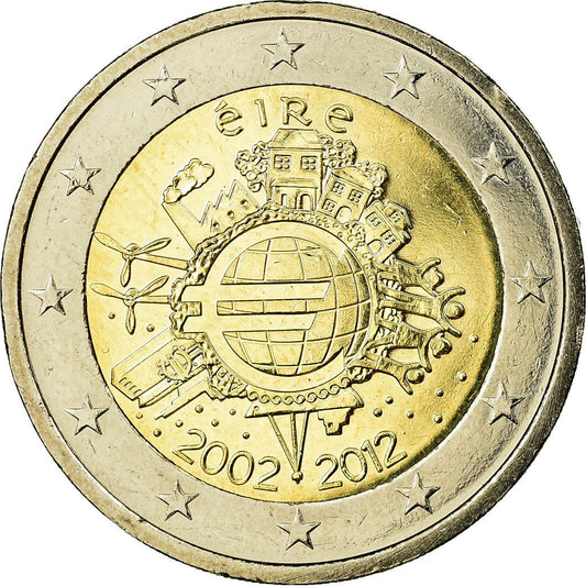 REPUBLIKA IRLANDIA, 
  
  2 euro, 
  
  2012