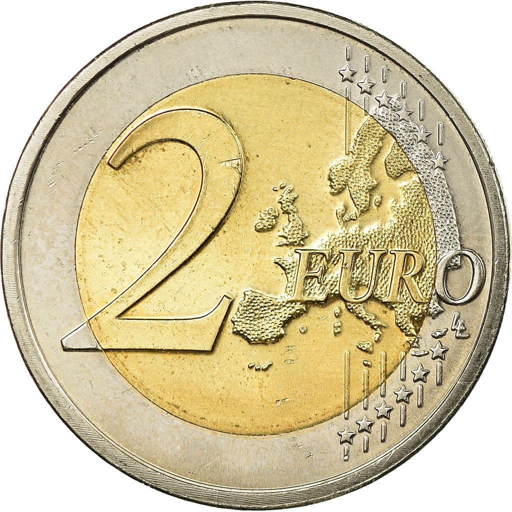 Słowenia, 
  
  2 euro, 
  
  500. Geburtstag von Primoz Tubar