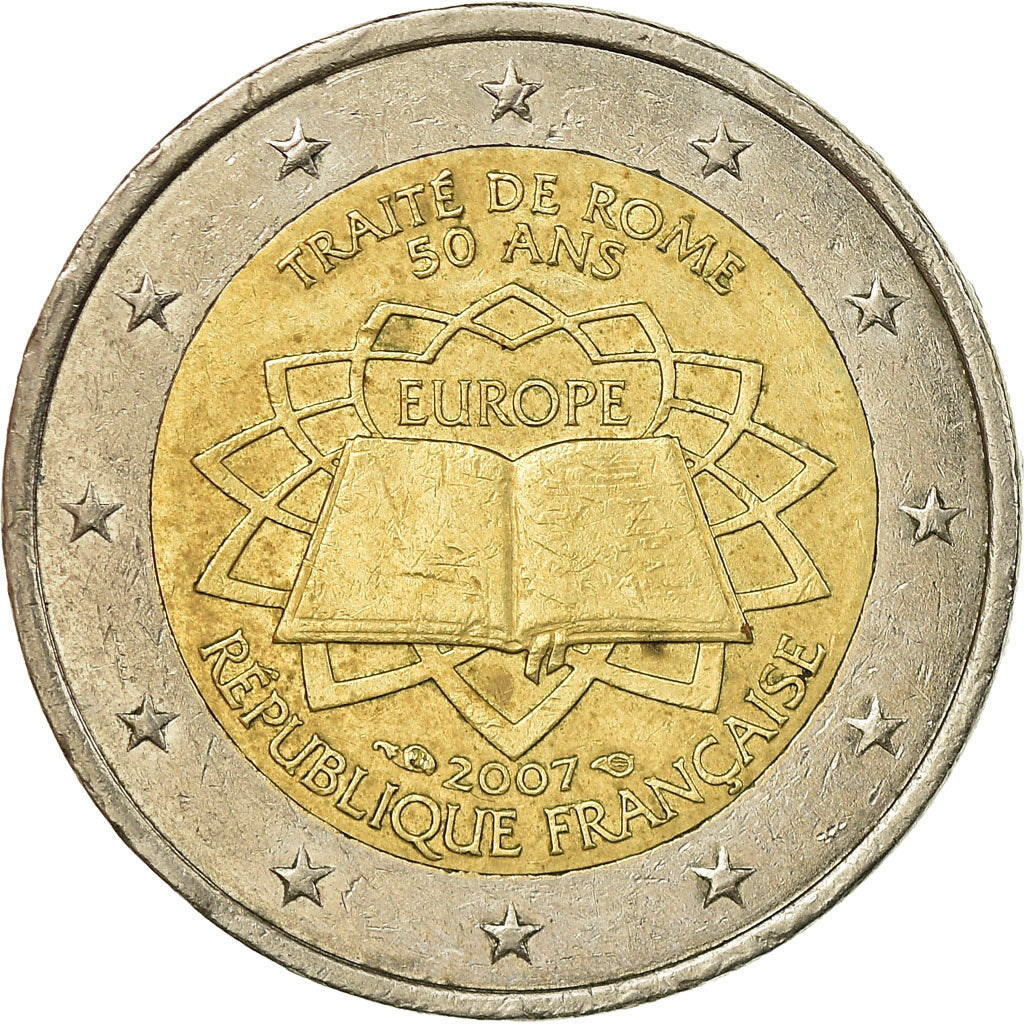 Francja, 
  
  2 euro, 
  
  Le Traité de Rome