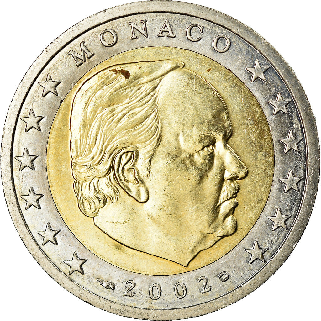 Monako, 
  
  2 euro, 
  
  2002