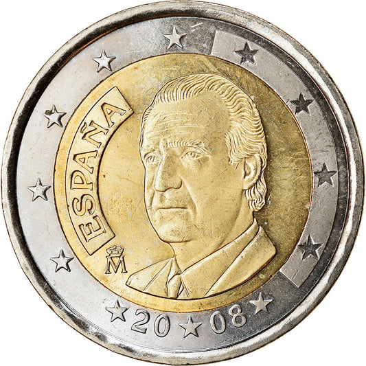 Hiszpan, 
  
  2 euro, 
  
  2008