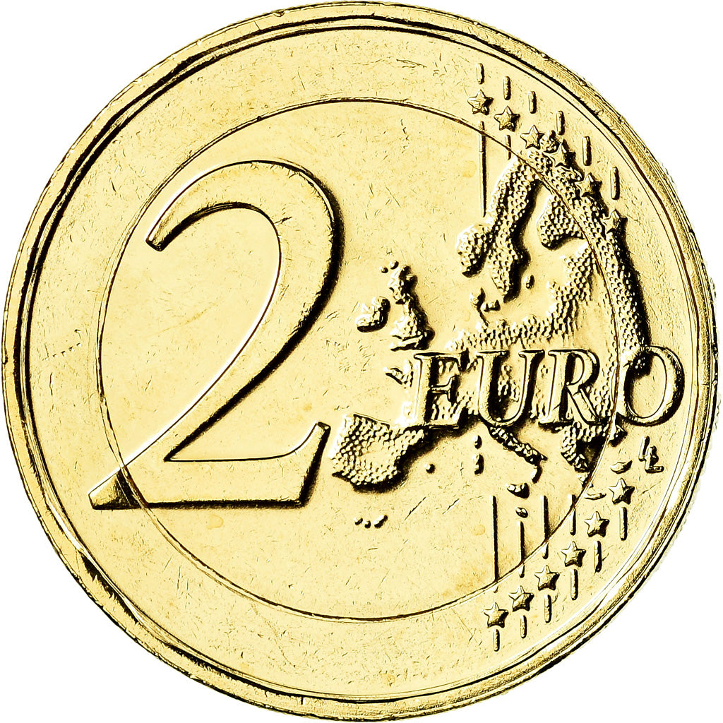 Luksemburg, 
  
  2 euro, 
  
  200 Jahre’a Guillaume’a II