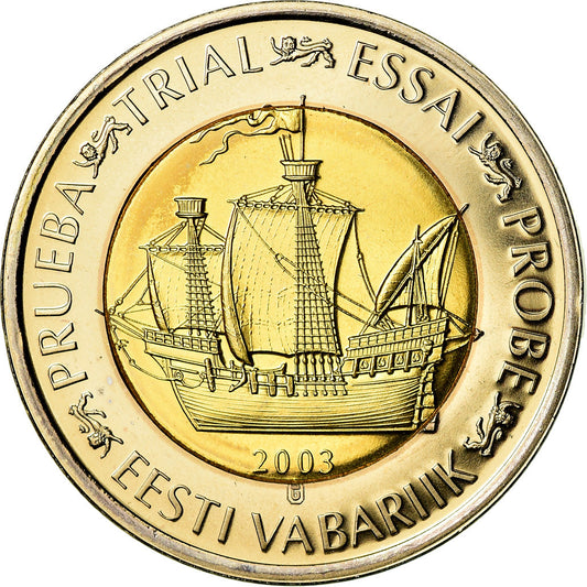 Estland, 
  
  2 euro, 
  
  2003