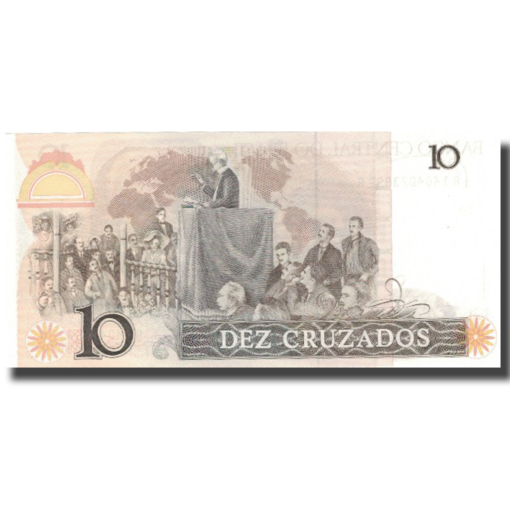 Banknot, 
  
  Brazylia, 
  
  10 Cruzado