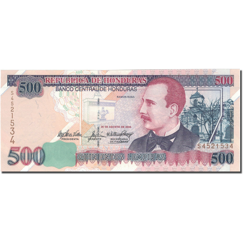 Banknot, 
  
  Honduras, 
  
  500 Lempirów