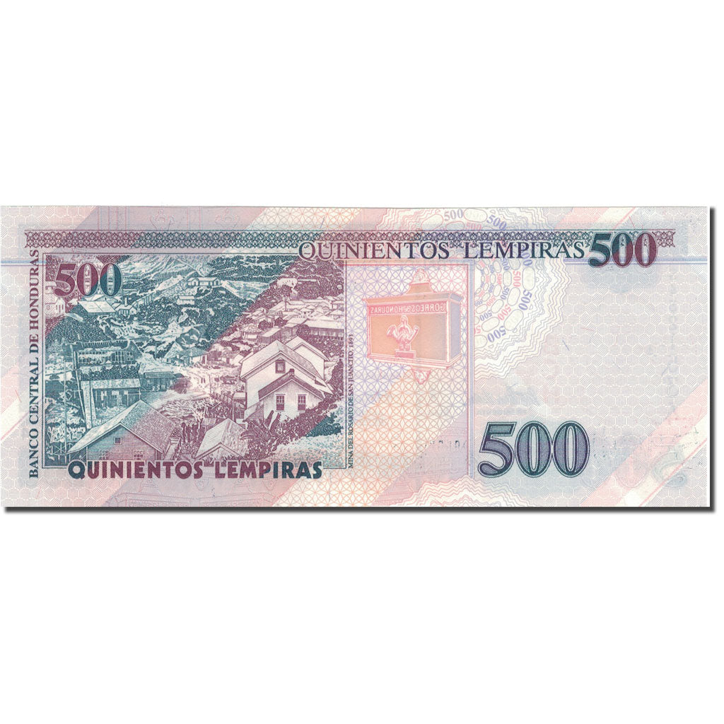 Banknot, 
  
  Honduras, 
  
  500 Lempirów