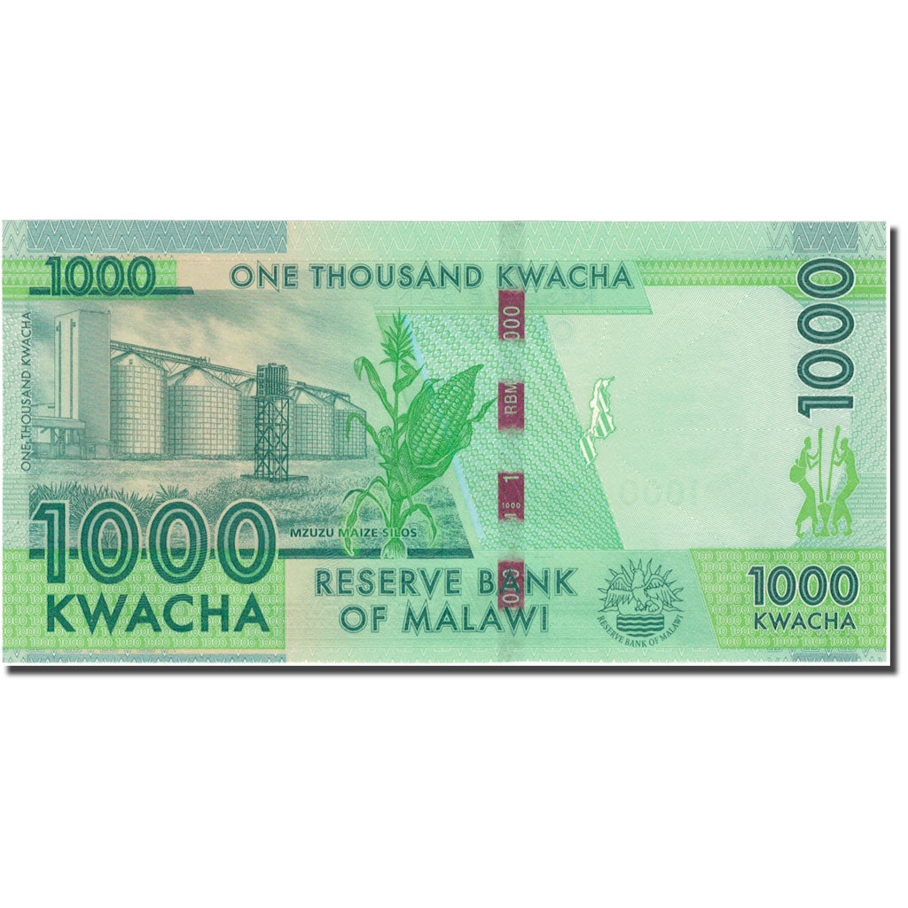 Banknot, 
  
  Malawi, 
  
  1000 Kwacha