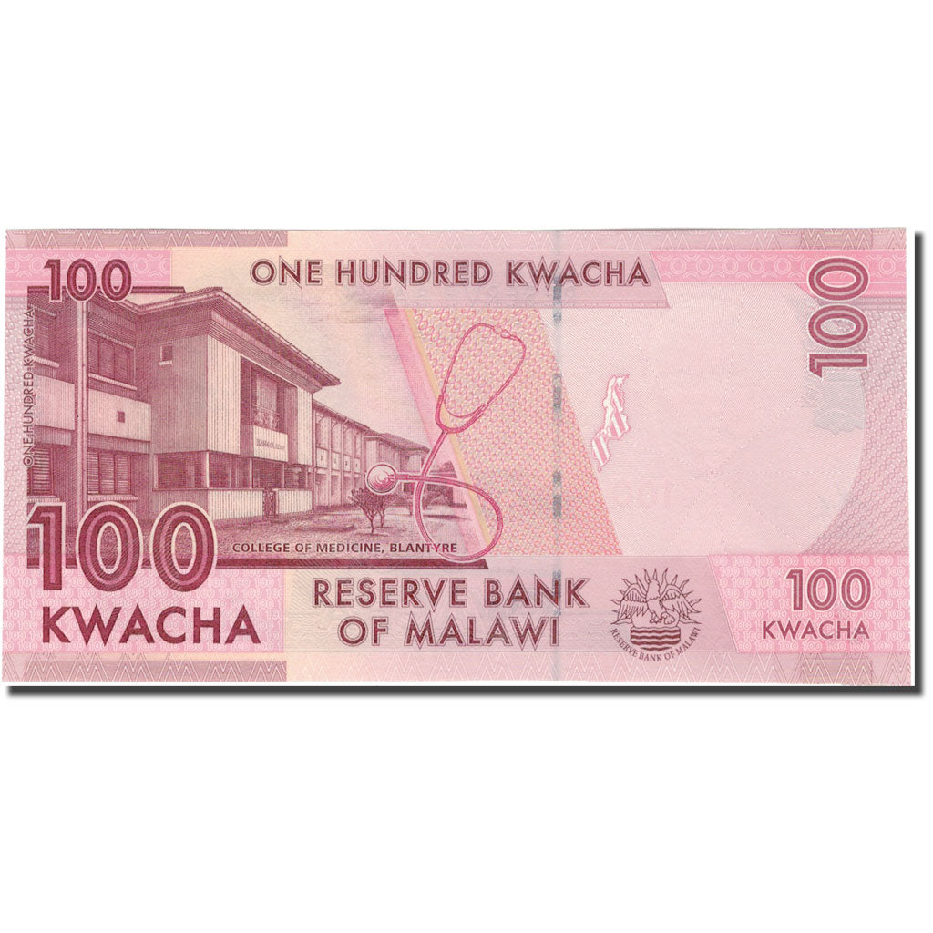 Banknot, 
  
  Malawi, 
  
  100 Kwacha