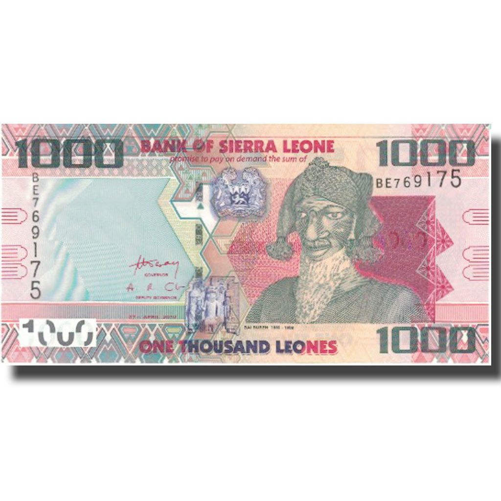 Banknot, 
  
  Sierra Leone, 
  
  1000 Leonów